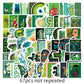 50 Pcs Stickers Of GREENZONE, Vinyl Waterproof Stickers for Water Bottles, Laptop, Skateboard Journaling Scrapbook.