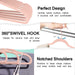 Velvet Hanger | Ultra Thin Space Saving Premium Velvet Hangers - Pink