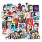 50 Pcs Stickers Of Ronaldo, Vinyl Waterproof Stickers for Water Bottles, Laptop, Skateboard Journaling Scrapbook.
