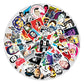 50 Pcs Stickers Of Ronaldo, Vinyl Waterproof Stickers for Water Bottles, Laptop, Skateboard Journaling Scrapbook.