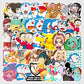 50 Pcs Stickers Of Mix Cartoon, Vinyl Waterproof Stickers for Water Bottles, Laptop, Skateboard Journaling Scrapbook.