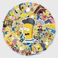 50 Pcs Stickers Of Yellow Simpson, Vinyl Waterproof Stickers for Water Bottles, Laptop, Skateboard Journaling Scrapbook.