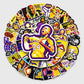 50 Pcs Stickers Of Koby Basketball, Vinyl Waterproof Stickers for Water Bottles, Laptop, Skateboard Journaling Scrapbook.