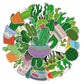 50 Pcs Stickers Of Cactus, Vinyl Waterproof Stickers for Water Bottles, Laptop, Skateboard Journaling Scrapbook.