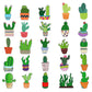 50 Pcs Stickers Of Cactus, Vinyl Waterproof Stickers for Water Bottles, Laptop, Skateboard Journaling Scrapbook.