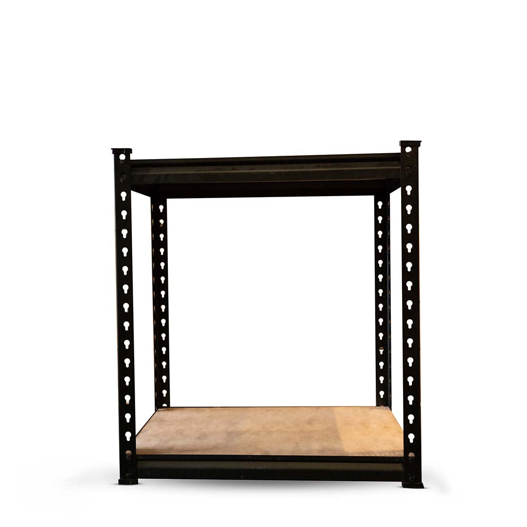 2-Tier Heavy Duty Grey Storage Shelf Garage-Shop-Warehouse-Storage ...