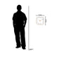 Star Work Silence non-ticking Plastic Frame Sport Square Wall Clock - Star Work 