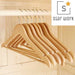 Extra Strong Wooden Hangers For Suits | Wooden Hanger for Clothes