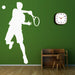 Star Work Silence non-ticking Plastic Frame Sport Square Wall Clock - Star Work 